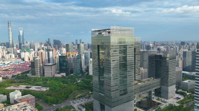 上海证券交易所新大楼航拍5K御三4