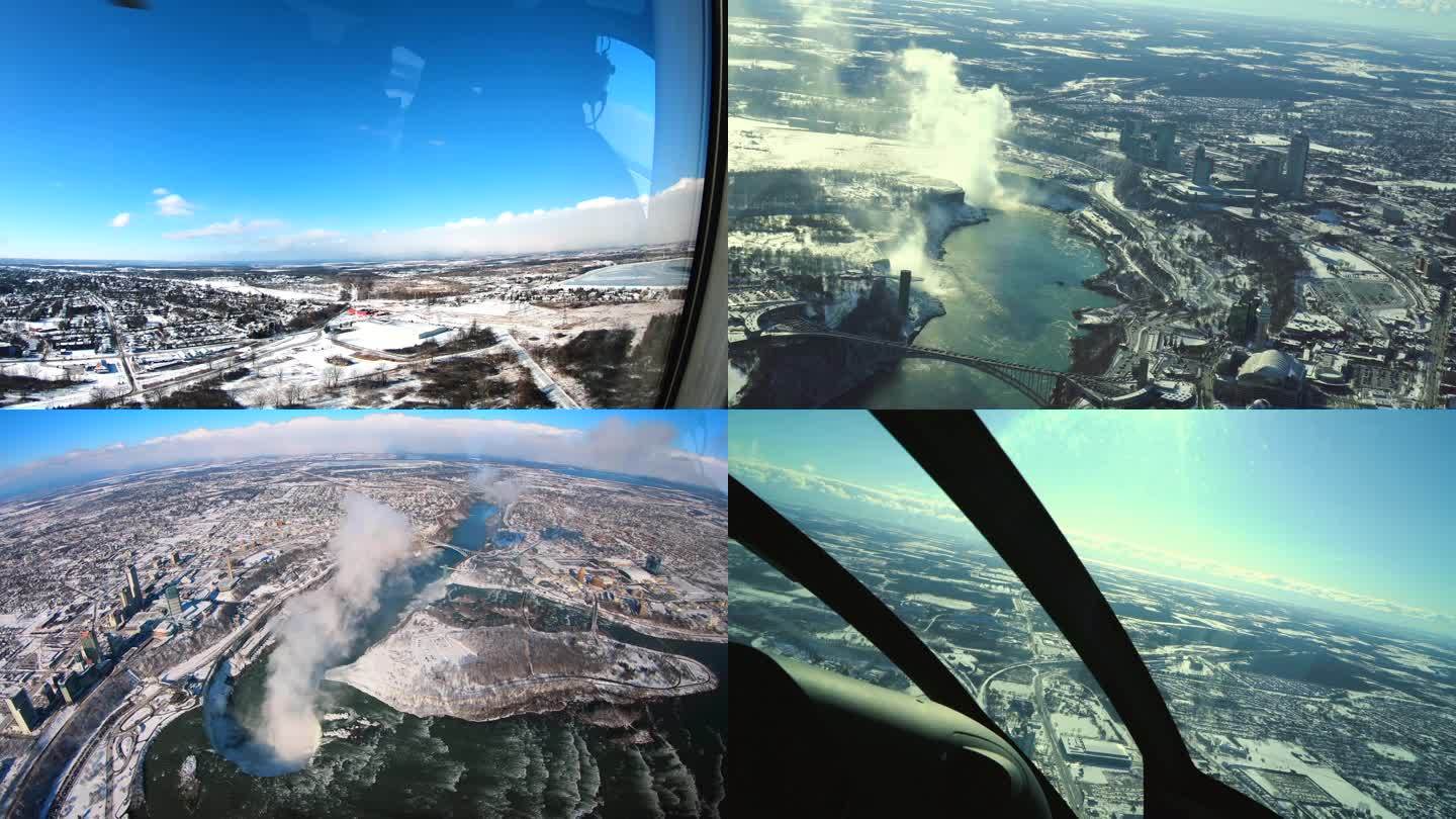 直升机观光 北美冬季直升机观光