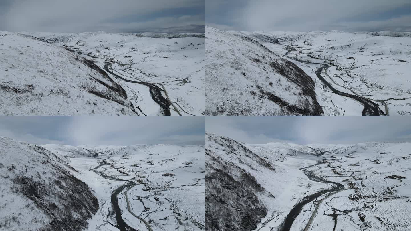 川西姑弄村雪景八郎生都