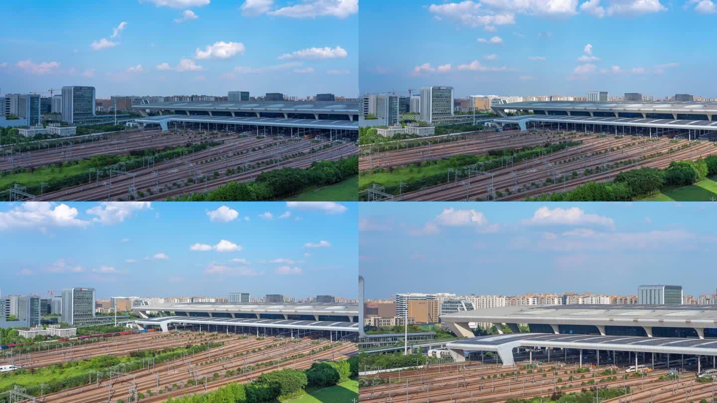 杭州东站延时高铁进出站