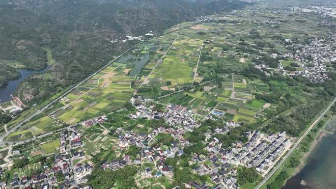 丽水莲都古堰画乡航拍