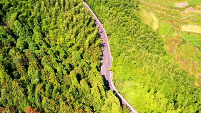 浙江黄岩，富山乡，山区风景