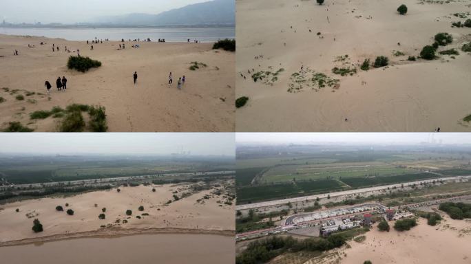 黄河岸边沙滩3