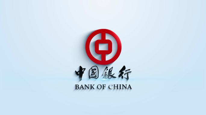 银行logo演绎描边