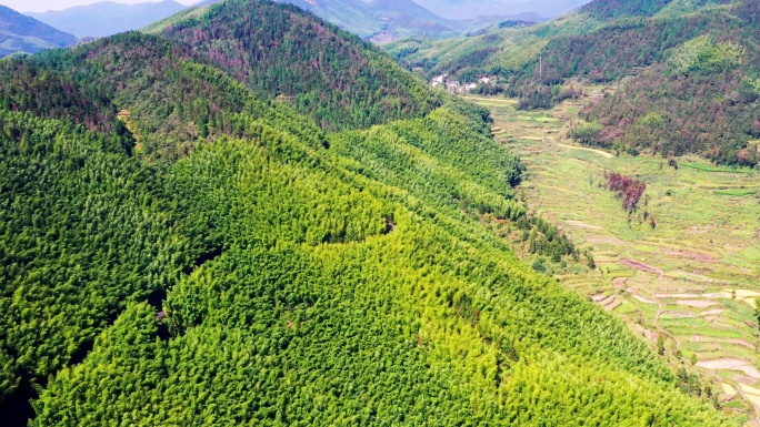 浙江黄岩，富山乡，山区风景