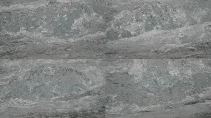 4K120雨中趵突泉 月牙泉