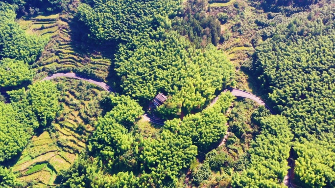 浙江黄岩，富山乡，山区风景