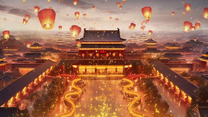 【原创】古风 大唐盛世 LED舞台背景