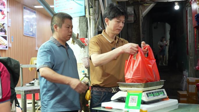 福建厦门海鲜市场 海鲜 鲍鱼 菜市场