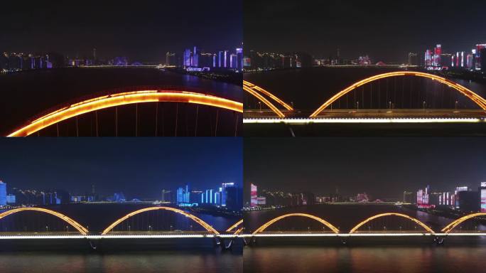 湘江福元大桥延时摄影