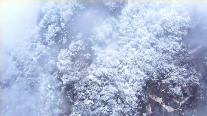 雪后西安翠华山