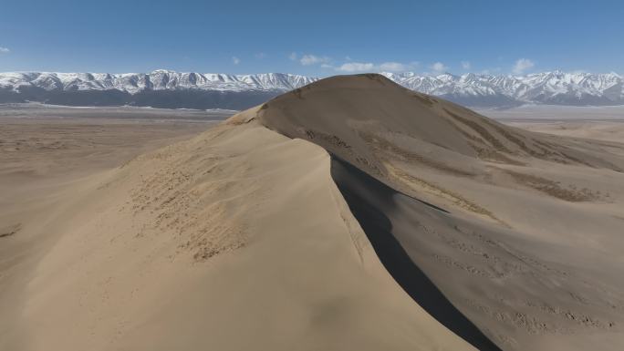 【原创】新疆哈密，沙漠雪山，无人区08