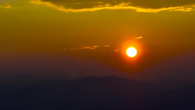 唯美夕阳落日 太阳下山【4k】