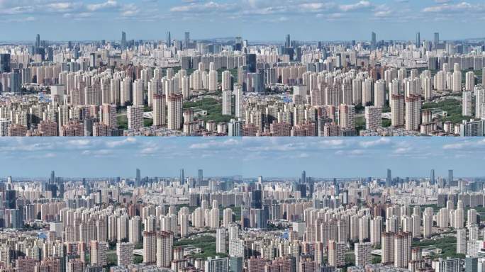 城市建设发展振兴航拍4K沈阳
