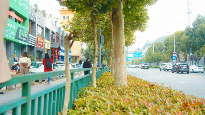 重庆街头城市街景