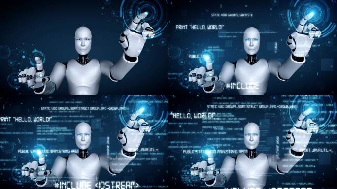 机器人人工智能编程技术开发和机器学习。