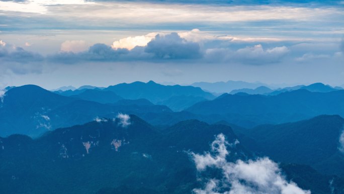 神农架地标延时摄影