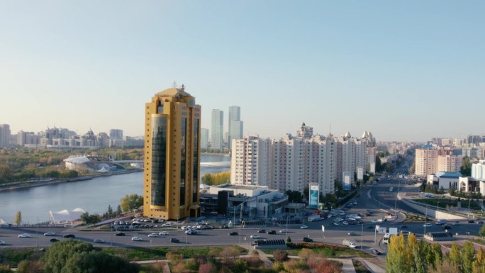 哈萨克斯坦阿斯塔纳市的建筑