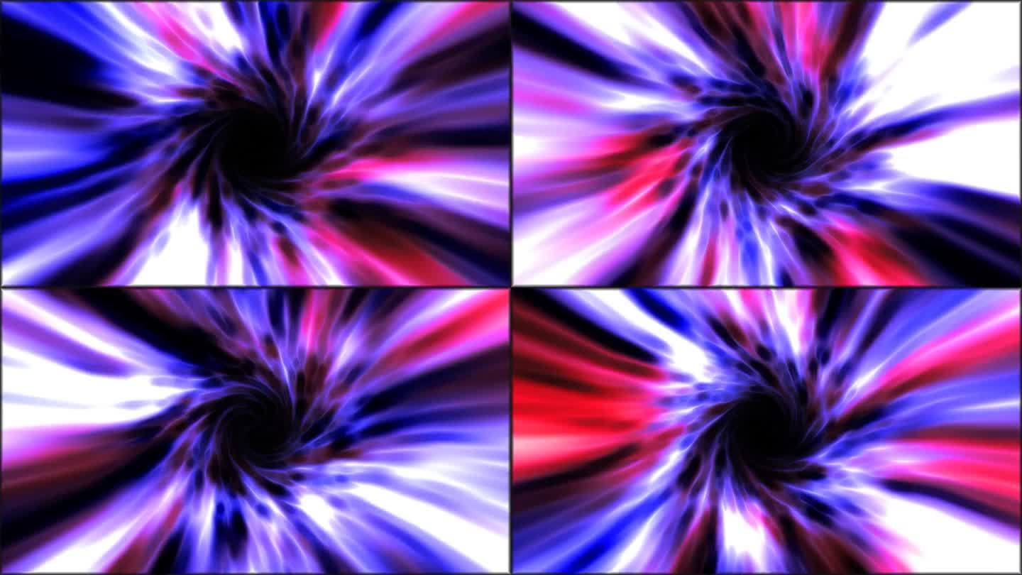 紫色超隧道旋转速度空间隧道扭旋能量神奇发光线抽象背景
