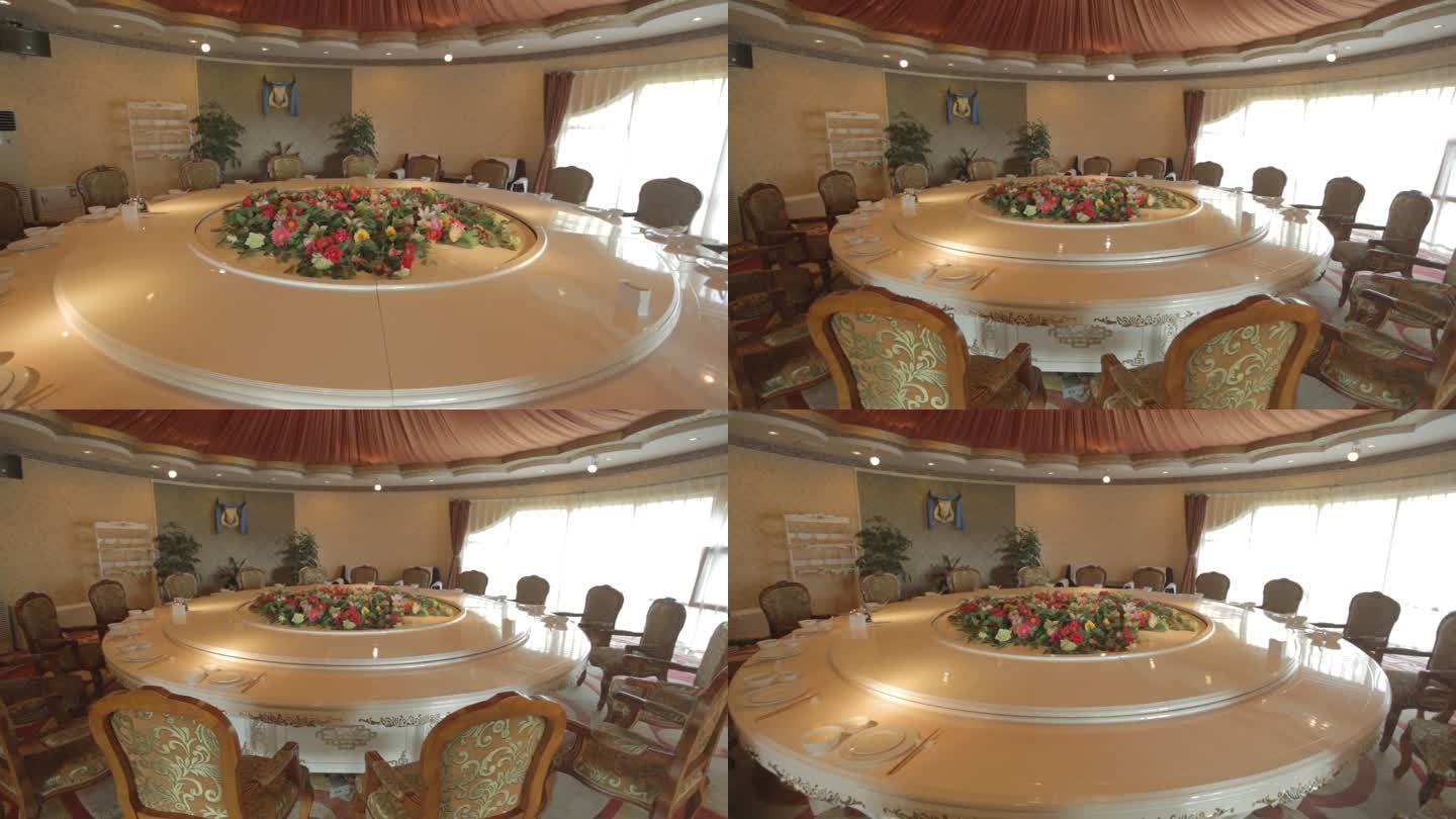 蒙古饭店 餐桌