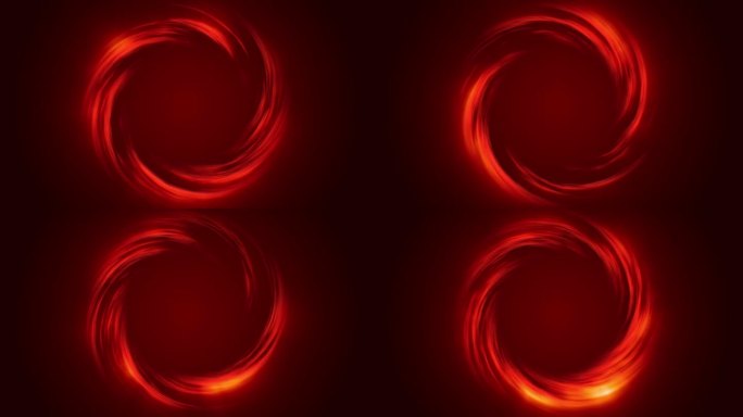 在暗红色的背景上，火线围成一个圈。抽象的动画背景，中间有自由的空间，可以水平和垂直使用。