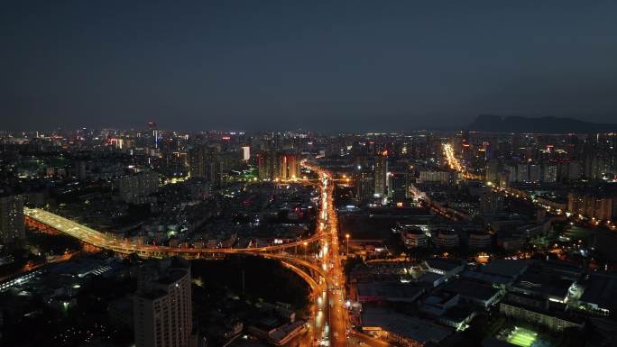 【4K】昆明西市区夜景，昆明京昆高速