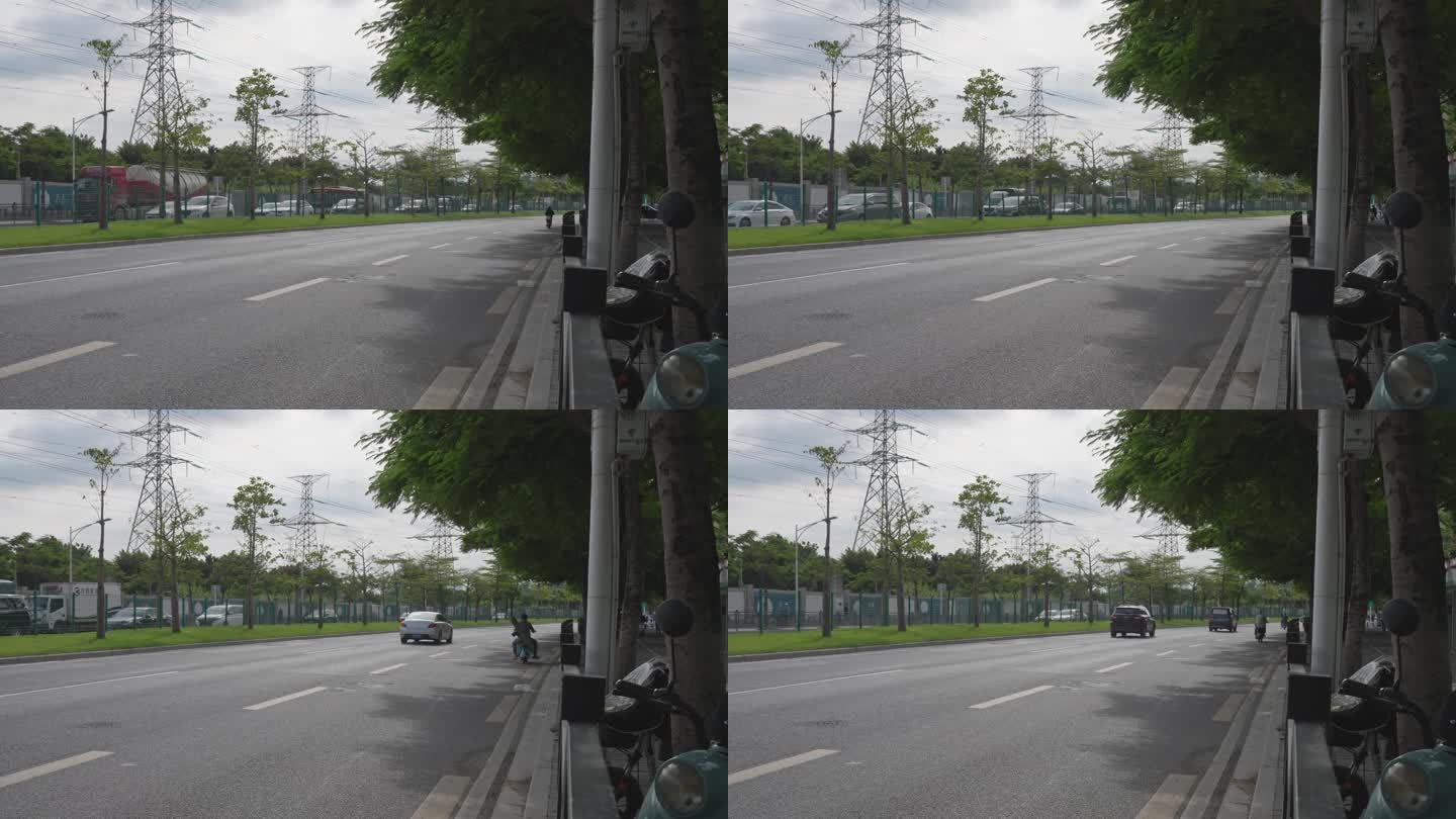 4K升格实拍，羊城广州下午马路上的车流。