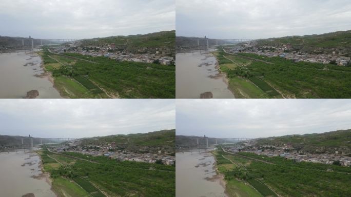 陕西榆林佳县黄河旁地貌13