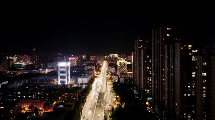 【5K】昆明东郊路夜景，车水马龙昆明夜景