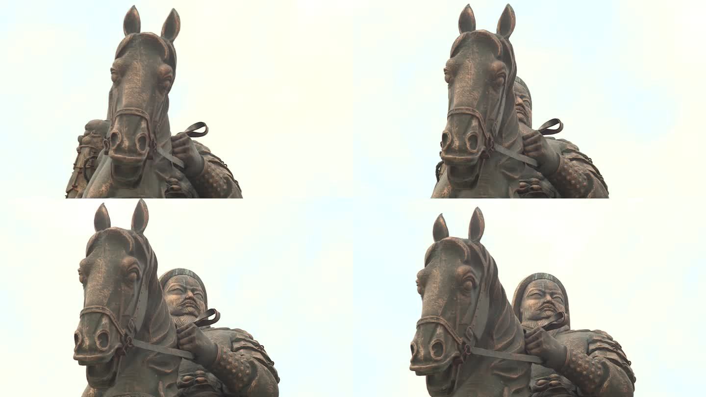 成吉思汗 铜雕  雕塑