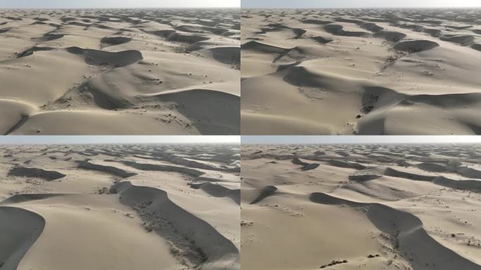 沙漠风光 新疆 塔卡拉玛干沙漠 航拍