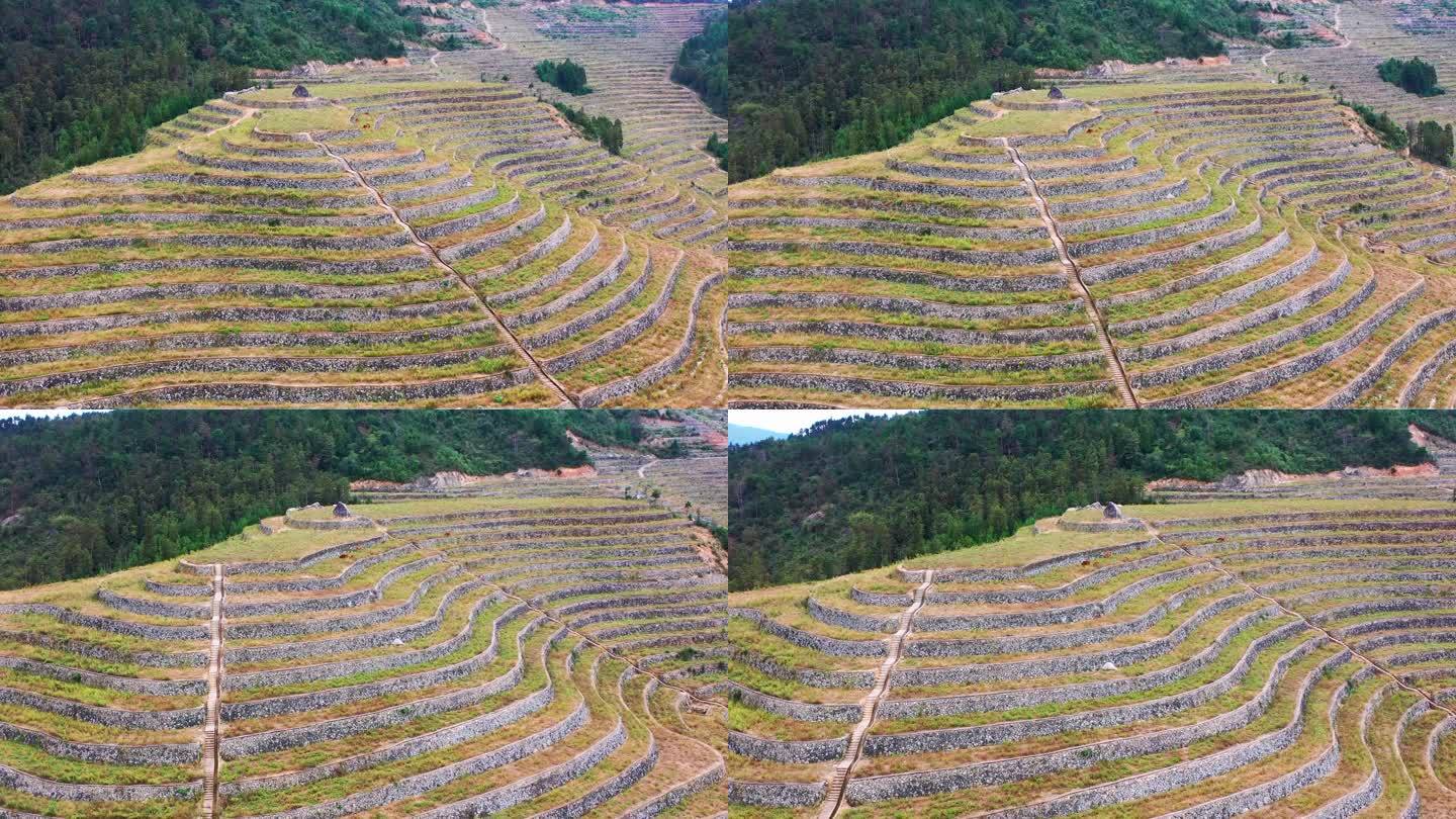 高山大地，山坡上的土地，台地