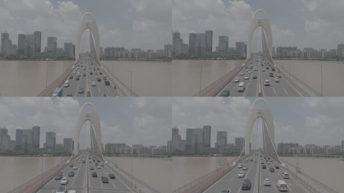 广州城市地标航拍 猎德大桥