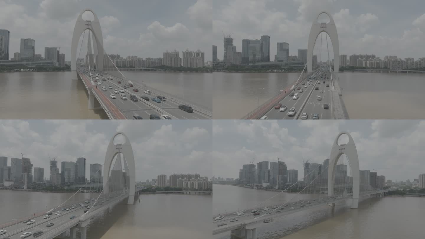 广州城市地标航拍 猎德大桥