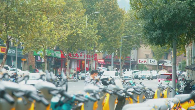 重庆街头城市街景延时