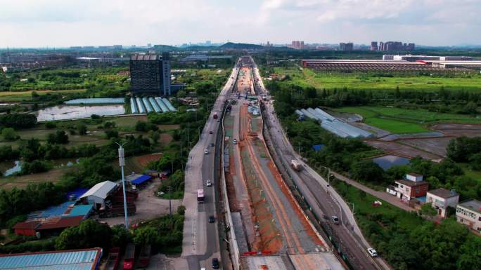 芜湖在建公路航拍