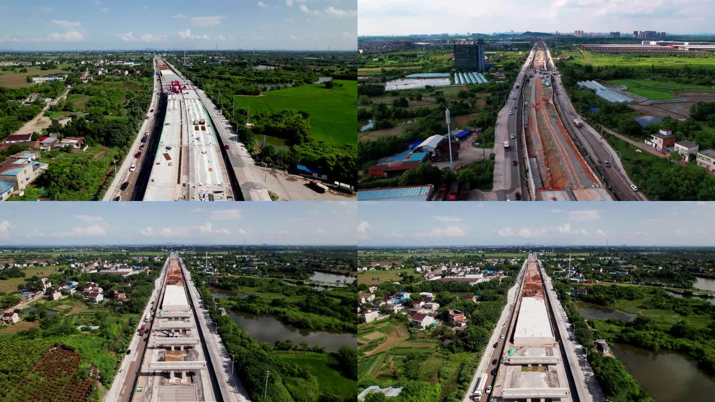 芜湖在建公路航拍