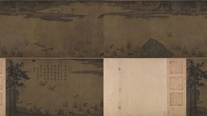 【含ae工程】宋 赵士雷 湘乡小景图