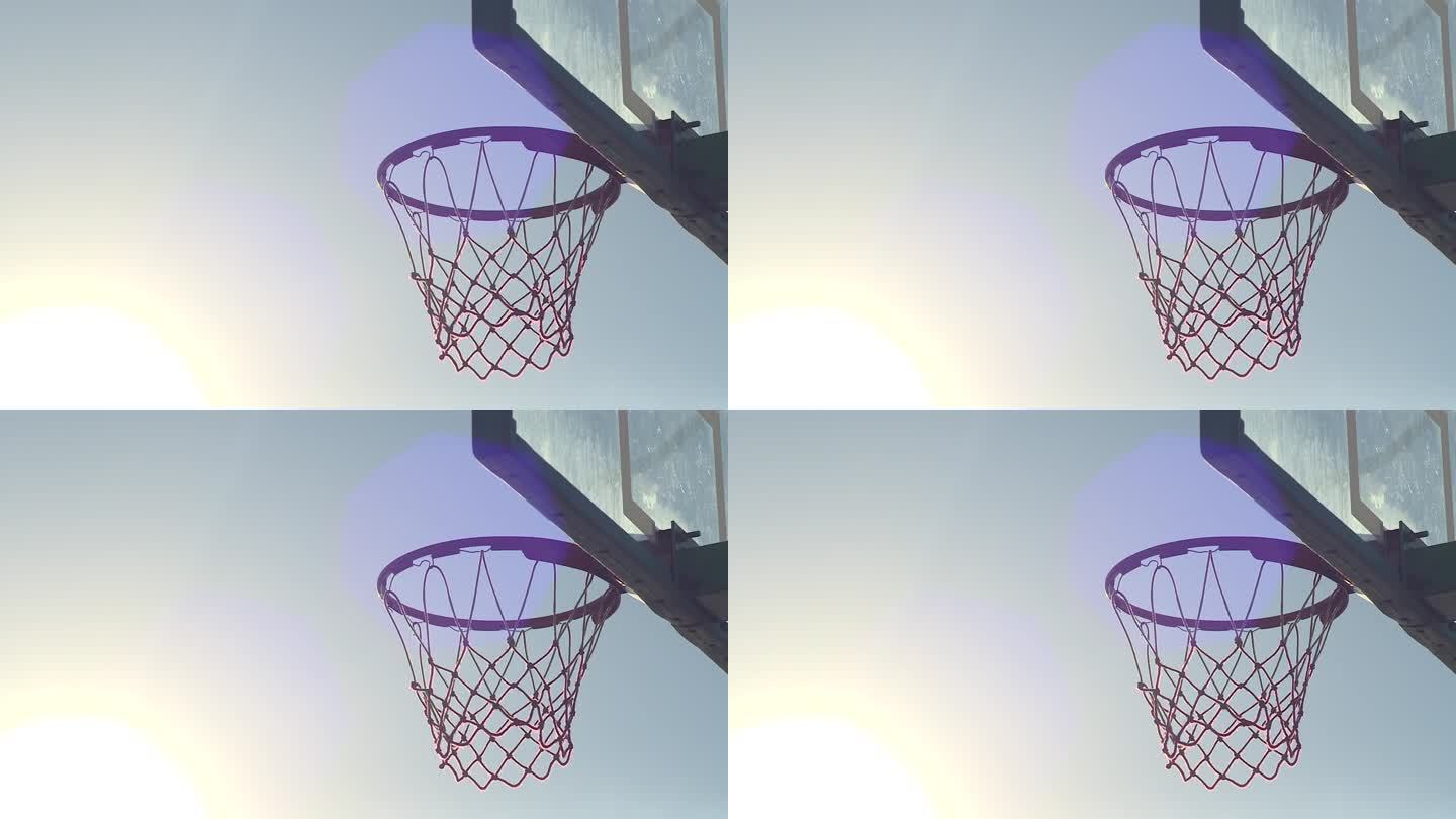 篮球进球瞬间