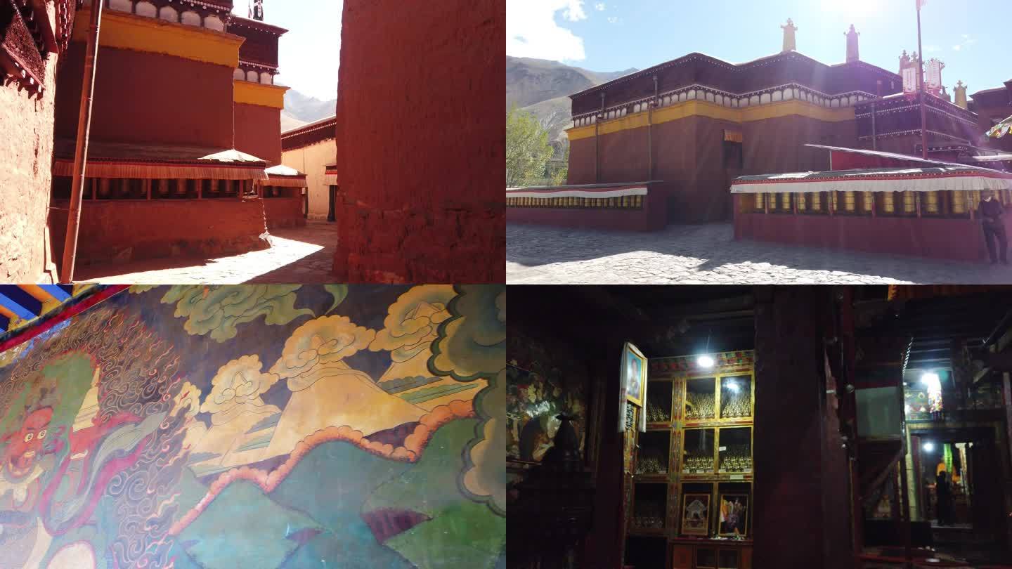 西藏 阿里 普兰 藏传佛教柯迦寺内部壁画