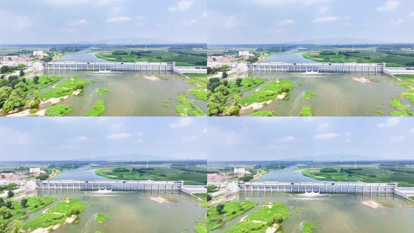 大汶河 河坝 河桥