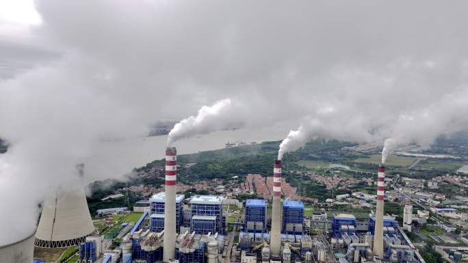 火力发电厂冷却塔 破环环境 碳排放污染