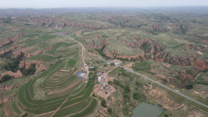 榆林麻黄梁黄土地质公园陕北地貌沟壑5