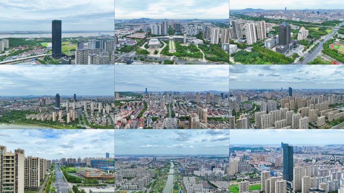 【11分钟】江阴 江阴城市天际线航拍