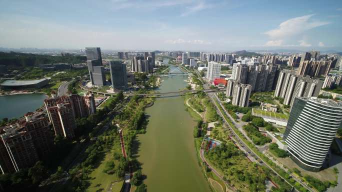 广州城市地标航拍 南沙地标