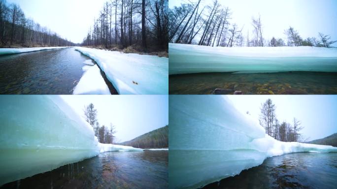 冰层 风景 风光 实拍 实拍素材 冬季