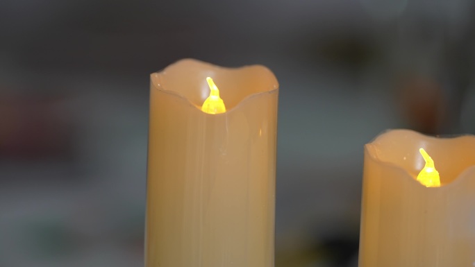 电子蜡烛白蜡烛