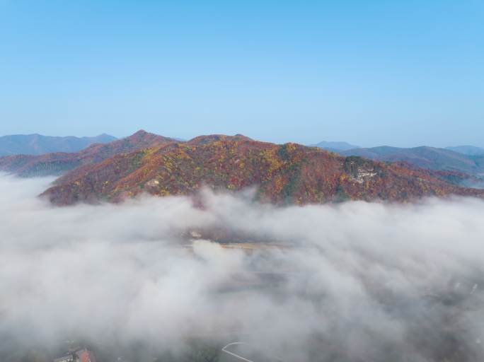 【高清6K】本溪枫叶航拍