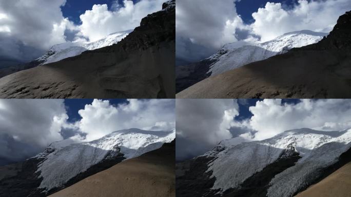 西藏冰川航拍
