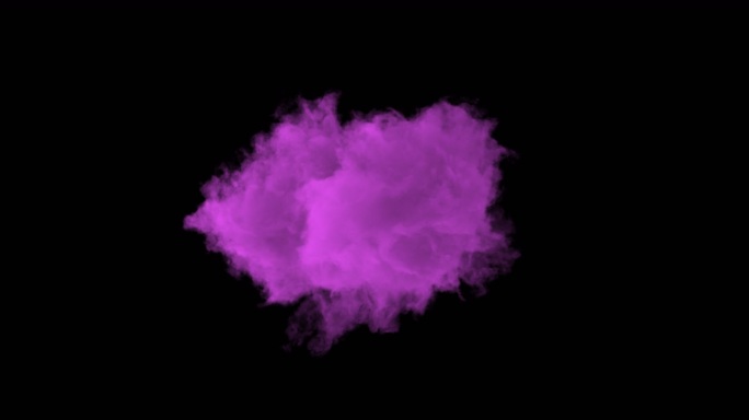 紫色体积云（带通道）